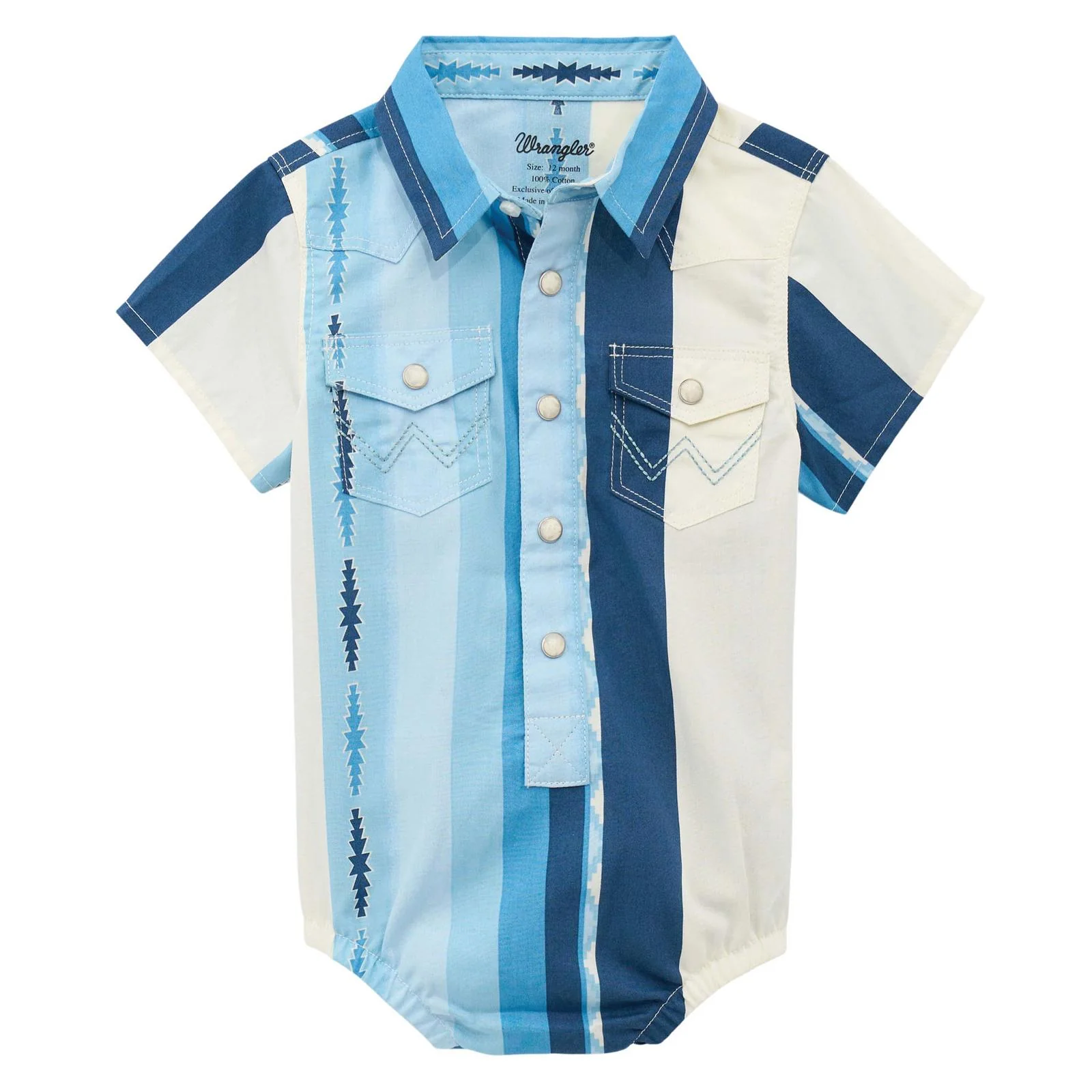 Wrangler Baby Boy Long Sleeve Bodysuit