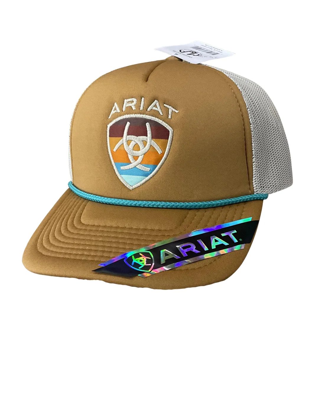 Ariat Foam Panel Workwear Brown Baseball Cap A3000932138