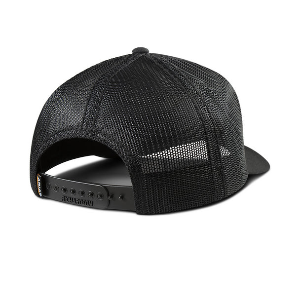 A290001501 Ariat Mens Richardson 112 Cap Embroidered - Black - Image 2