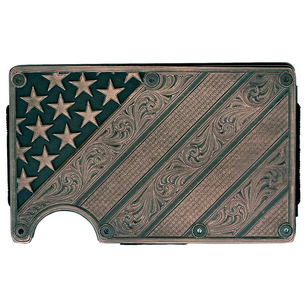 All American Bronze Credit Card Holder CRCARD6BLB