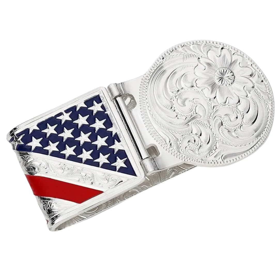 American Made Liberty Hinged Money Clip AMMCL5973NF