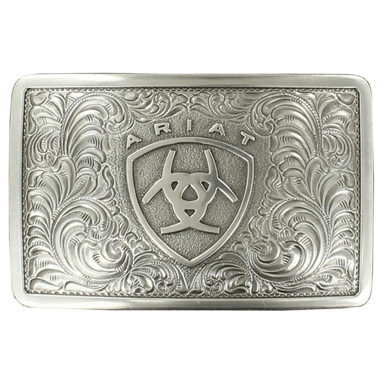 Ariat Antique Silver Buckle Shield Logo A37002