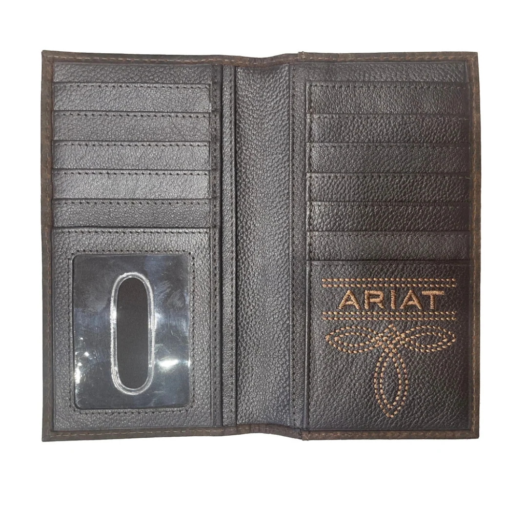 Ariat Rodeo Basketweave Hair On Wallet A3546402 - Image 2