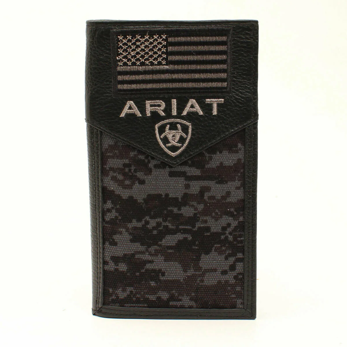 Ariat Rodeo Checkbook in Black Digital Camo A3536401