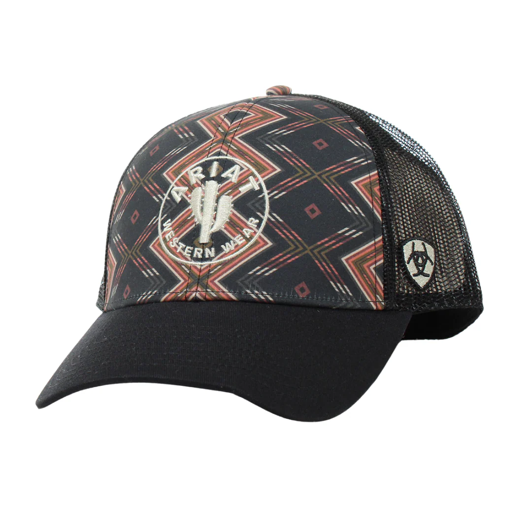 Ariat Southwestern Cactus Black Cap - A300067001