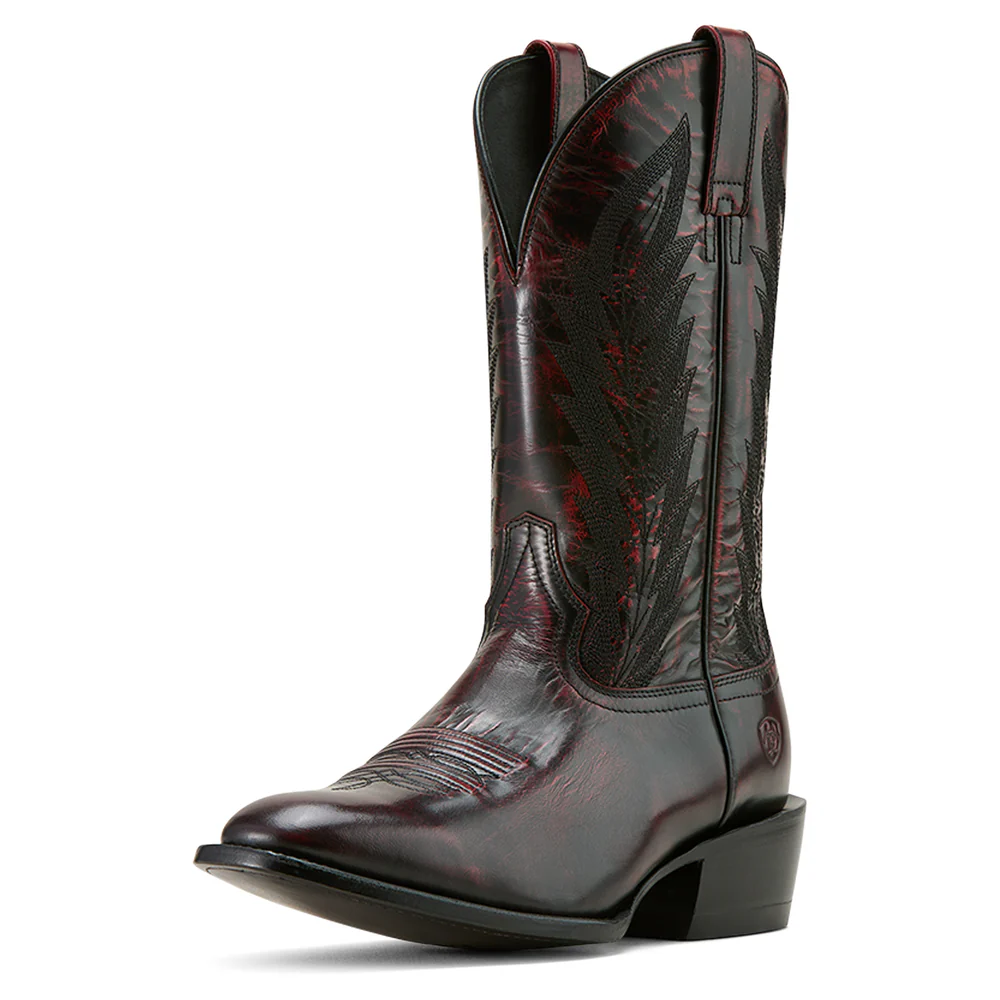 Ariat Willie Black Cherry Cowboy Boot 10061141 - Image 8