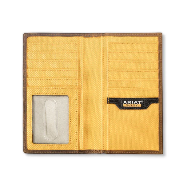 Ariat Rodeo Work Incognito Medium Brown Wallet - A3400644 - Image 2