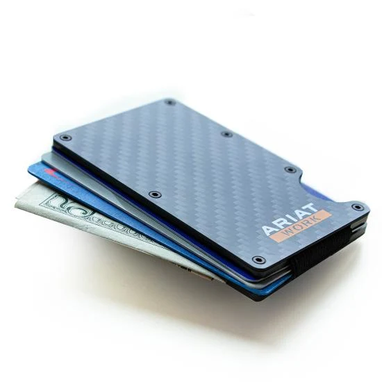 Ariat Black Work Carbon Fiber Print Utility Wallet - A3401101 - Image 2