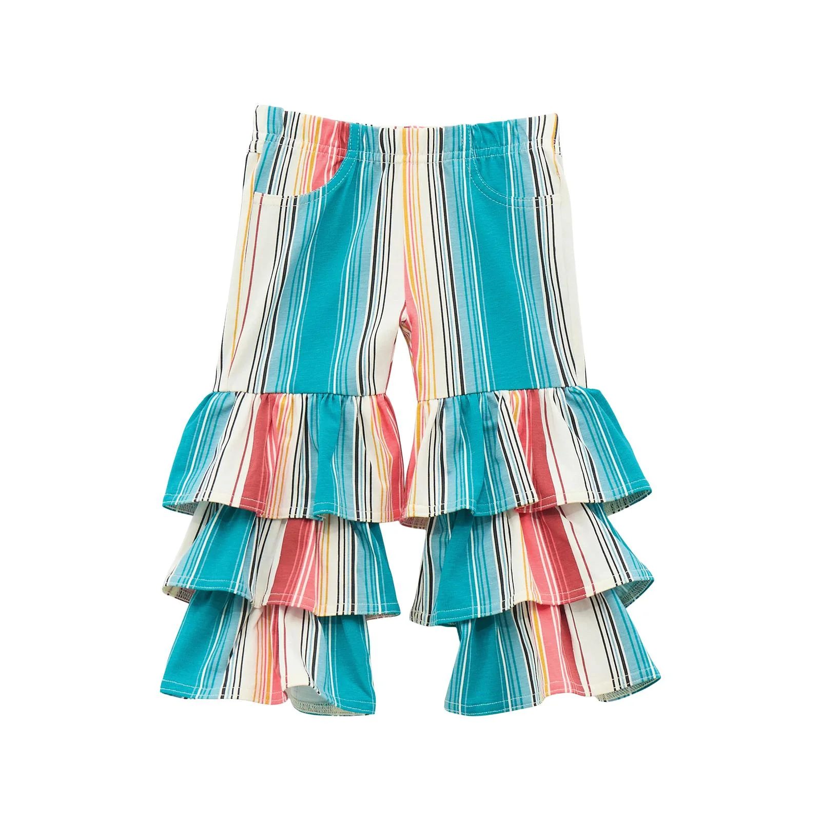 Baby Girl Striped Flare Jean 112372426 - Image 2