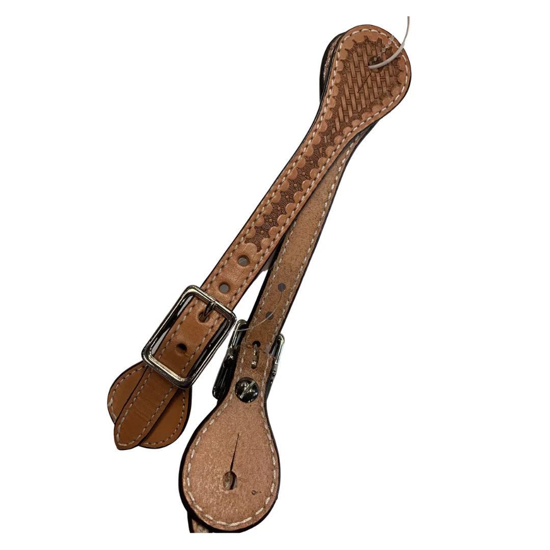 Basket Weave Spur Strap by Fashion West SPS-5