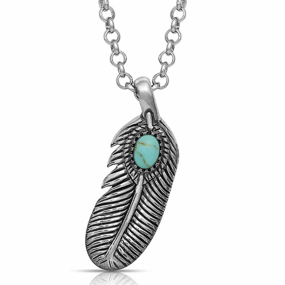 Beginning Feather Necklace by Montana Silversmiths NC4766