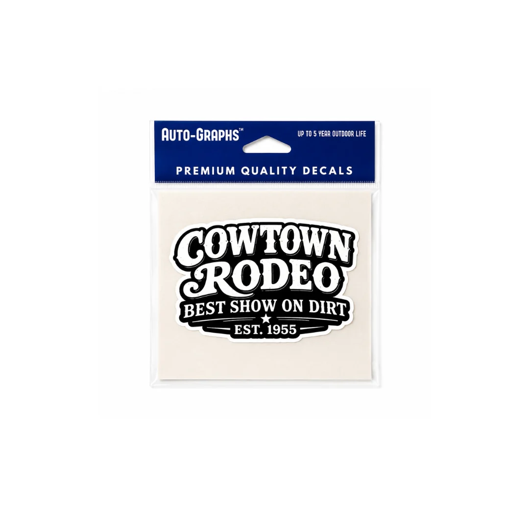 Best Show On Dirt Cowtown Rodeo Sticker-Small