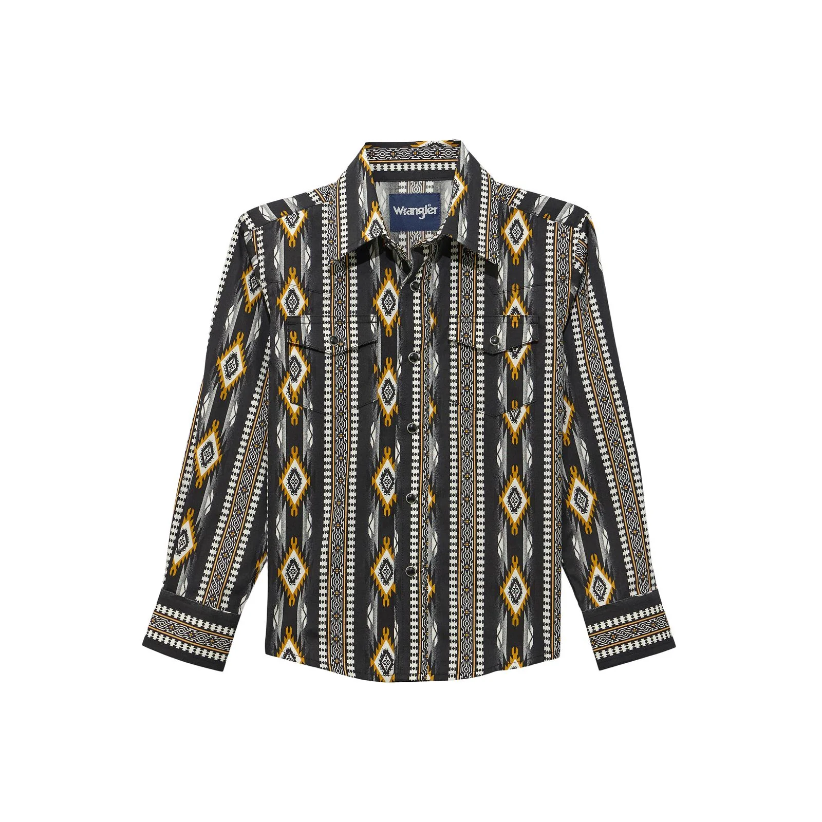 Boys Checotah® Long Sleeve Shirt - Black/Brown - 112374911