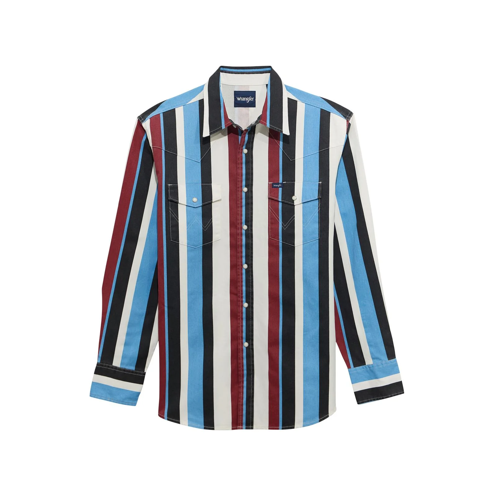Boy's Vintage Brushpopper Long Sleeve Shirt - Blue Multi - 112375804