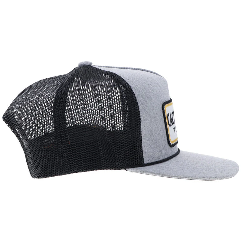 Cactus Ropes Trucker Hat Grey/Black CR116 - Image 3