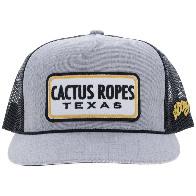 Cactus Ropes Trucker Hat Grey/Black CR116 - Image 4