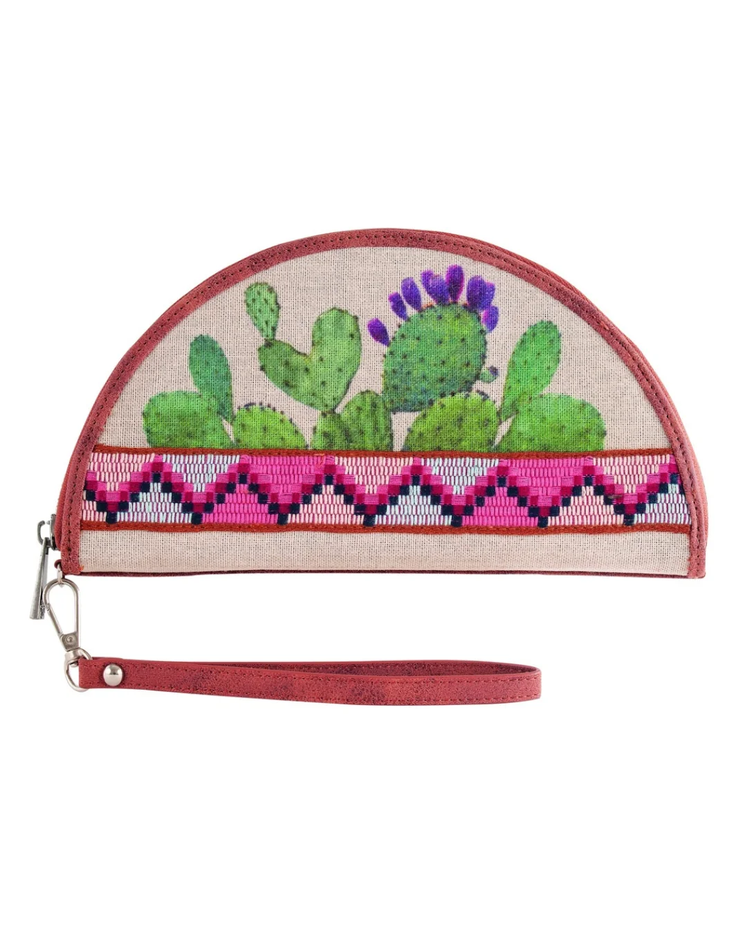 Catchfly Ladies' Semicircle Wallet Prickly Pear Cactus - 2510111104