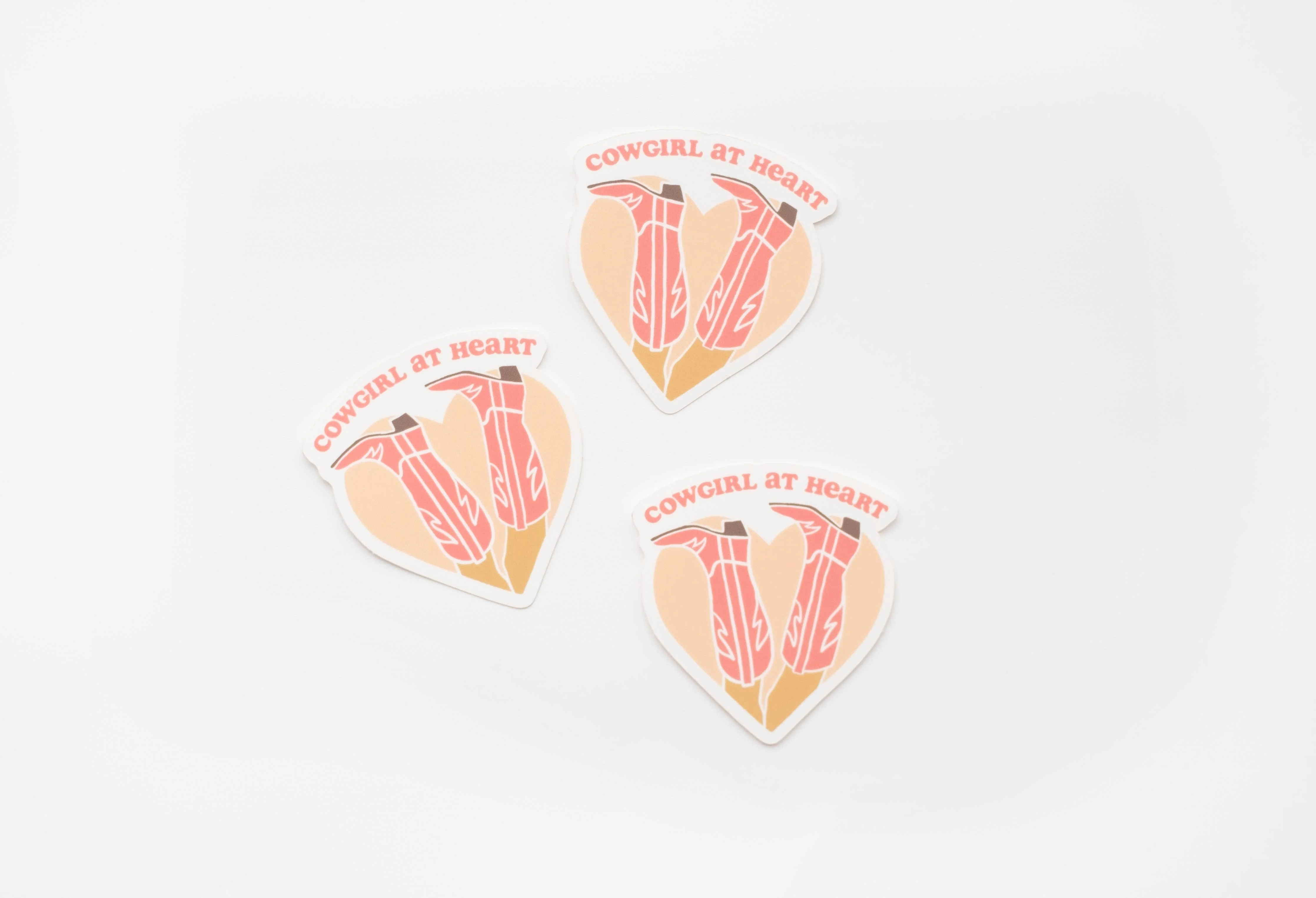 Cowgirl at Heart Vinyl Sticker - Image 3