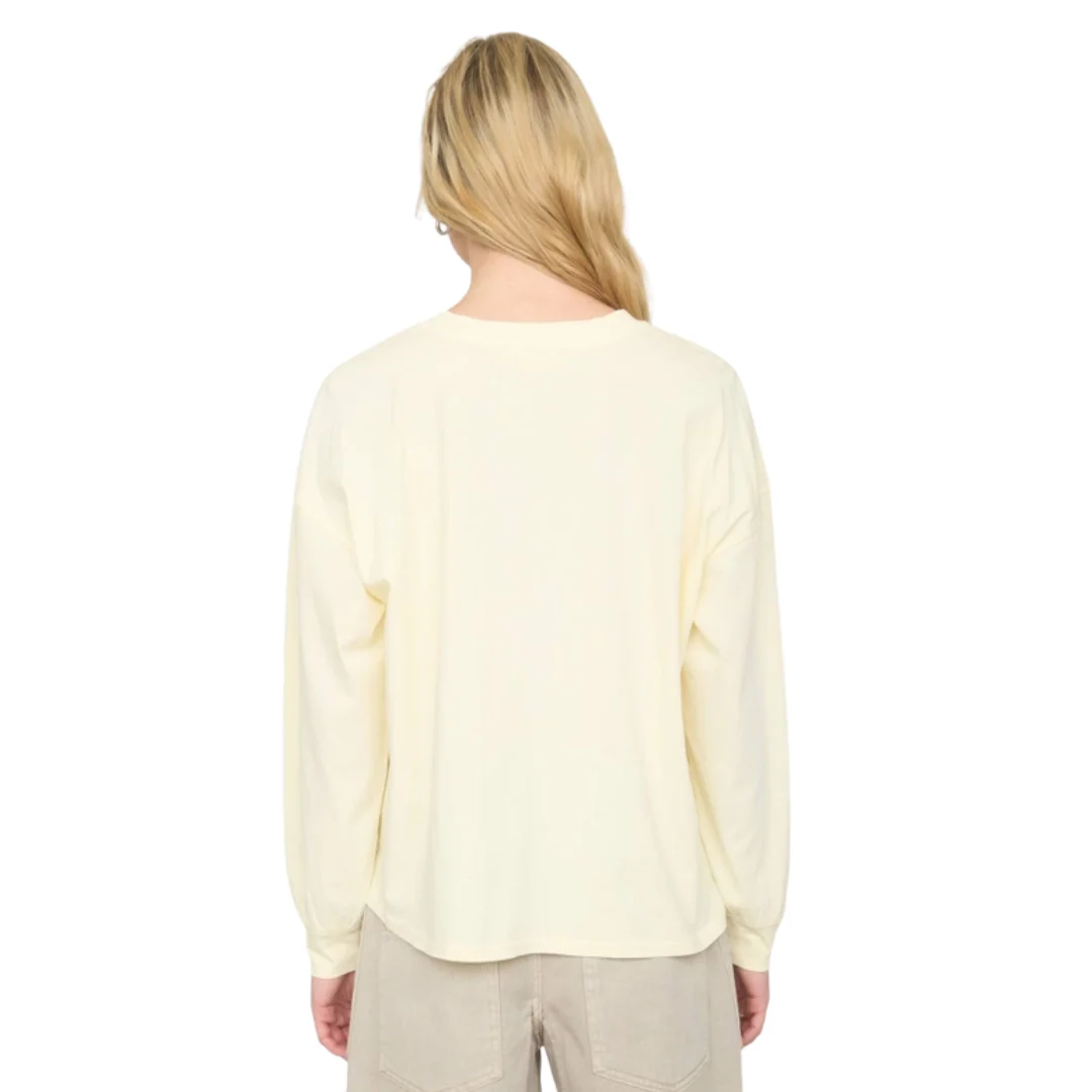 Beach Cowgirl Long Knit Top in Yellow - Image 2