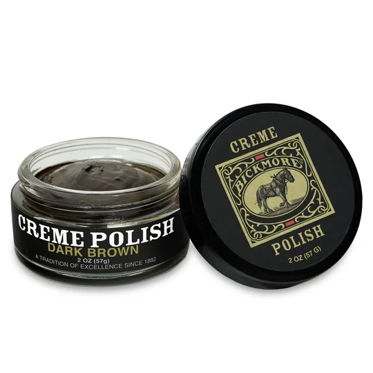 Bickmore Creme Polish Dark Brown 2oz