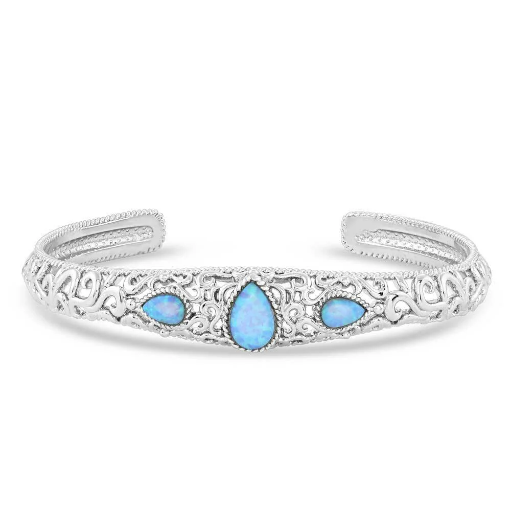 Crystal Pools Silver Bracelet by Montana Silversmiths BC5117