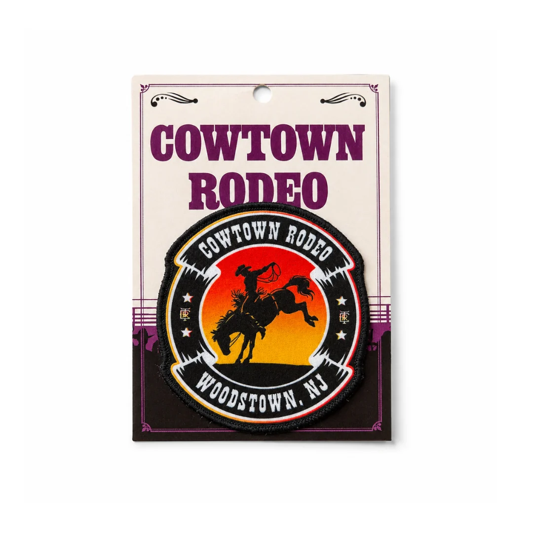 Sunset Rider Cowtown Rodeo Embroidered Patch