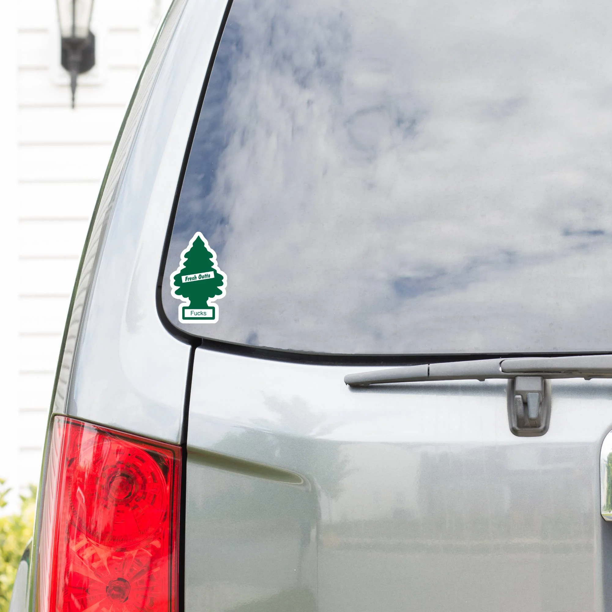 Fresh Outta Fucks Tree Funny Swear High QualityVinyl Sticker - Image 4