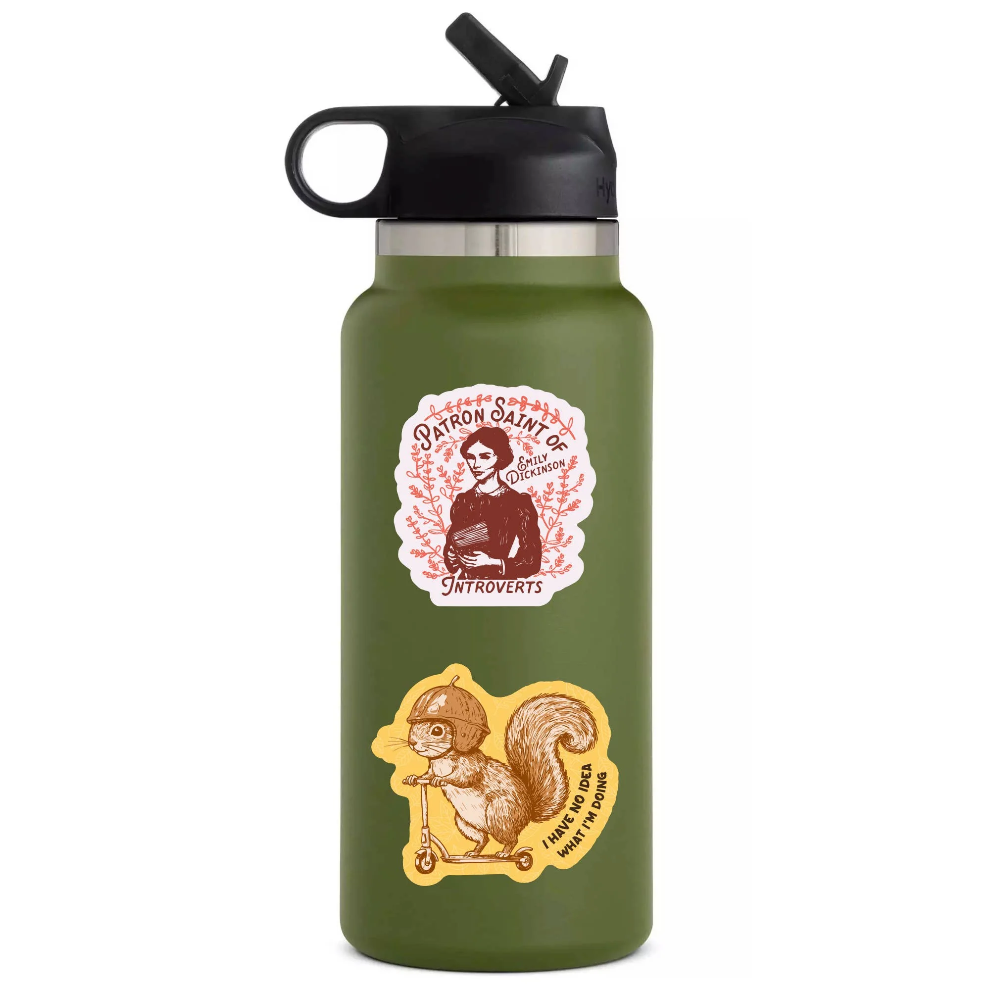 Funny Squirrel No Idea Scooter High Quality Vinyl Sticker - Image 3