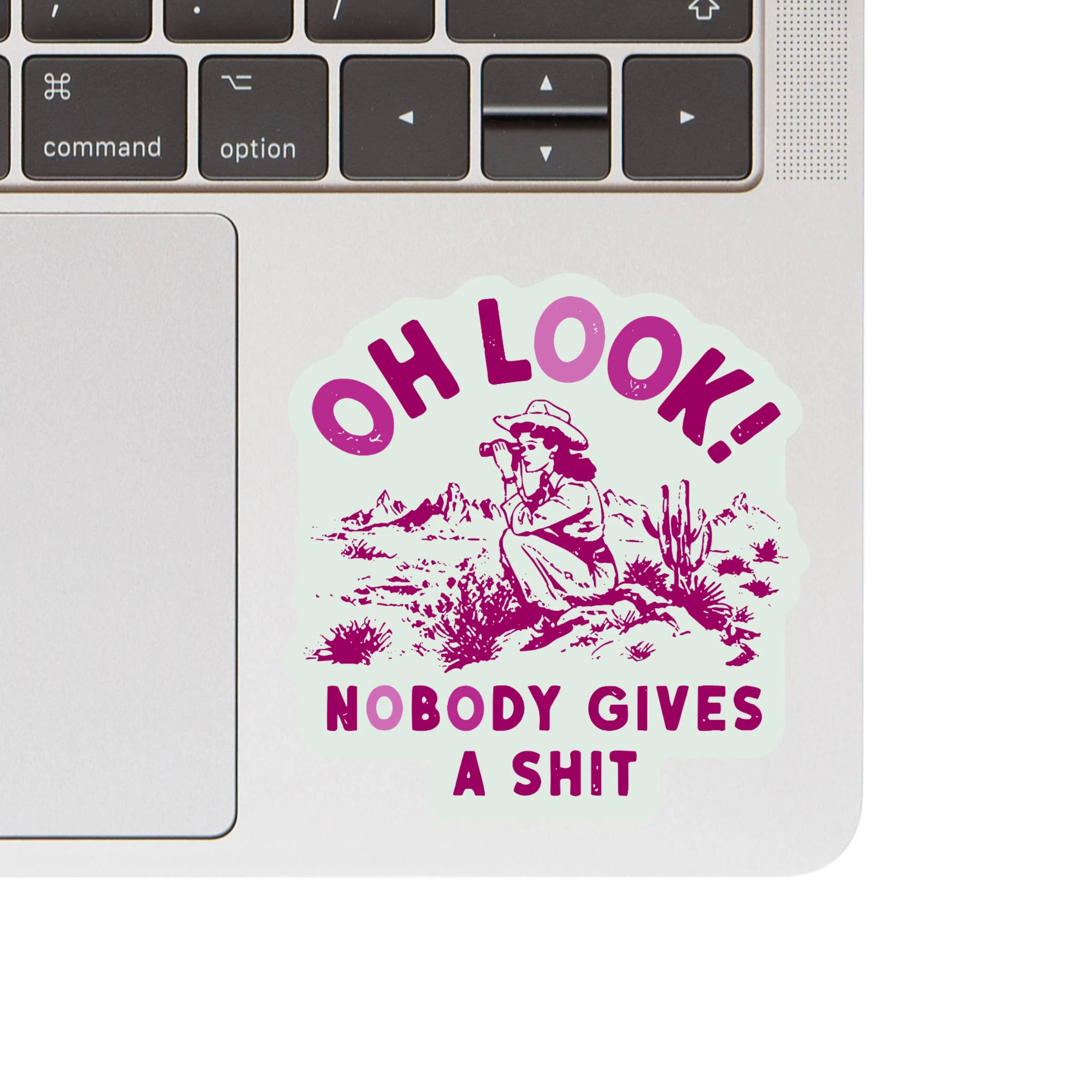 Funny Swear Cowgirl Nature Shit High Quality Vinyl Sticker - Image 2