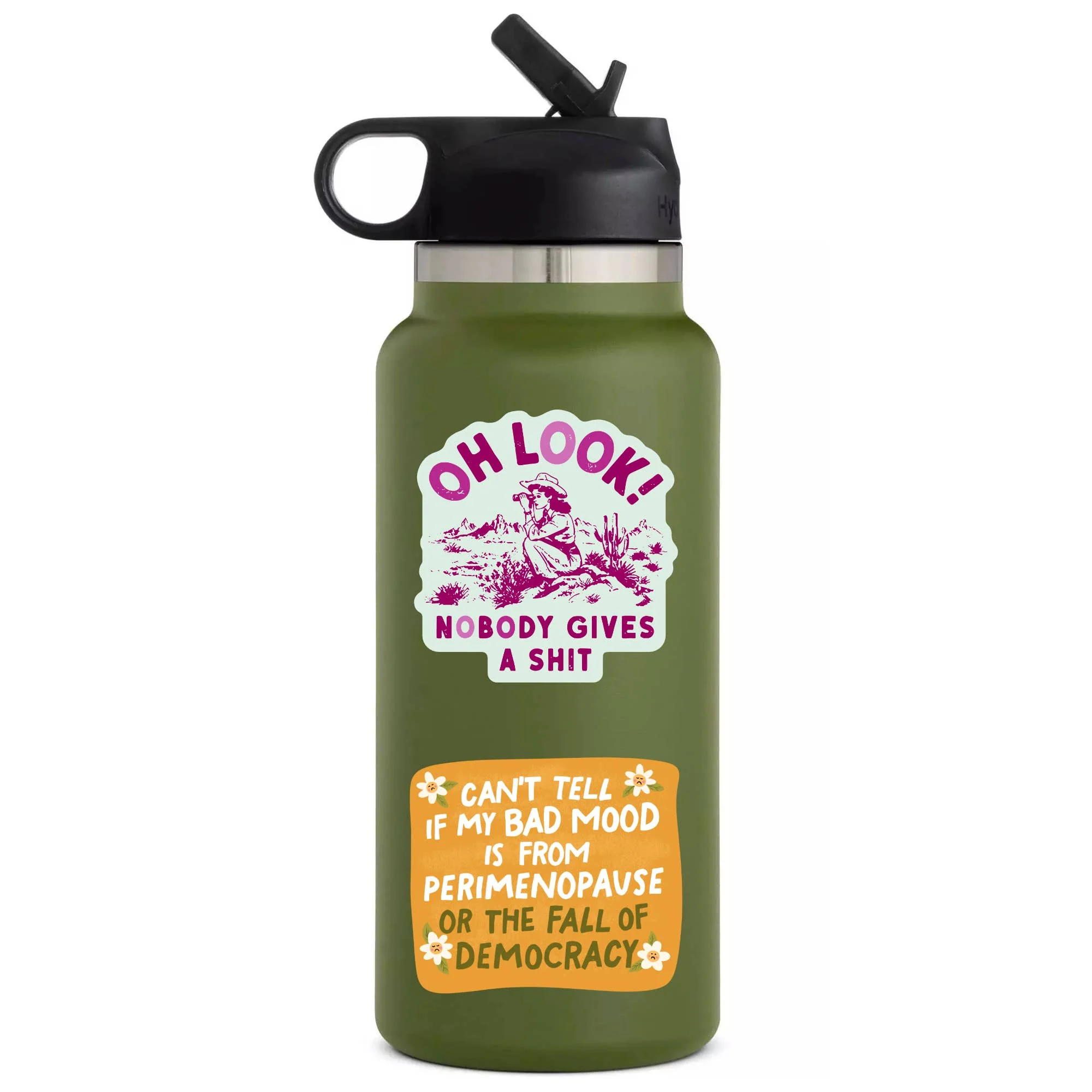 Funny Swear Cowgirl Nature Shit High Quality Vinyl Sticker - Image 3