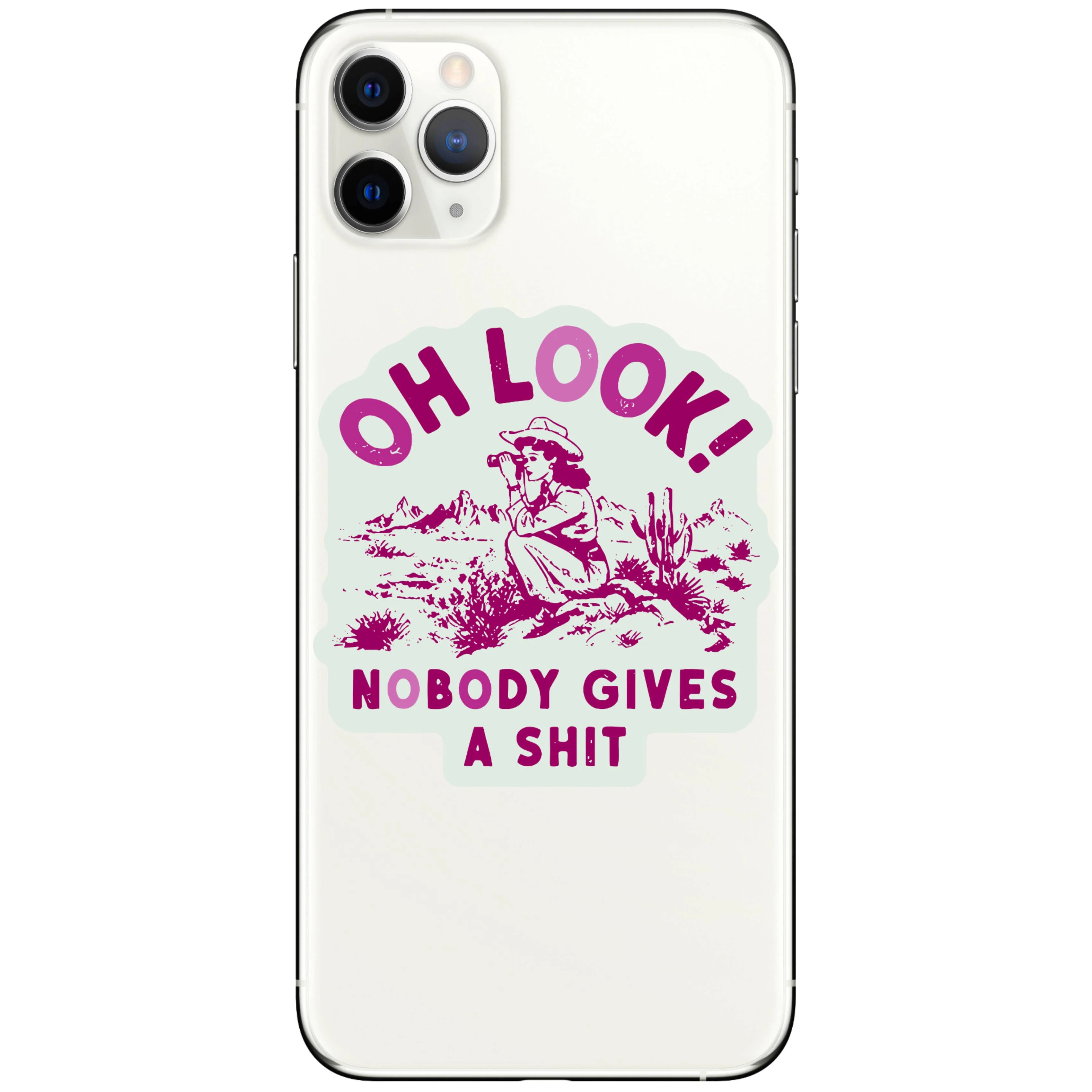 Funny Swear Cowgirl Nature Shit High Quality Vinyl Sticker - Image 5