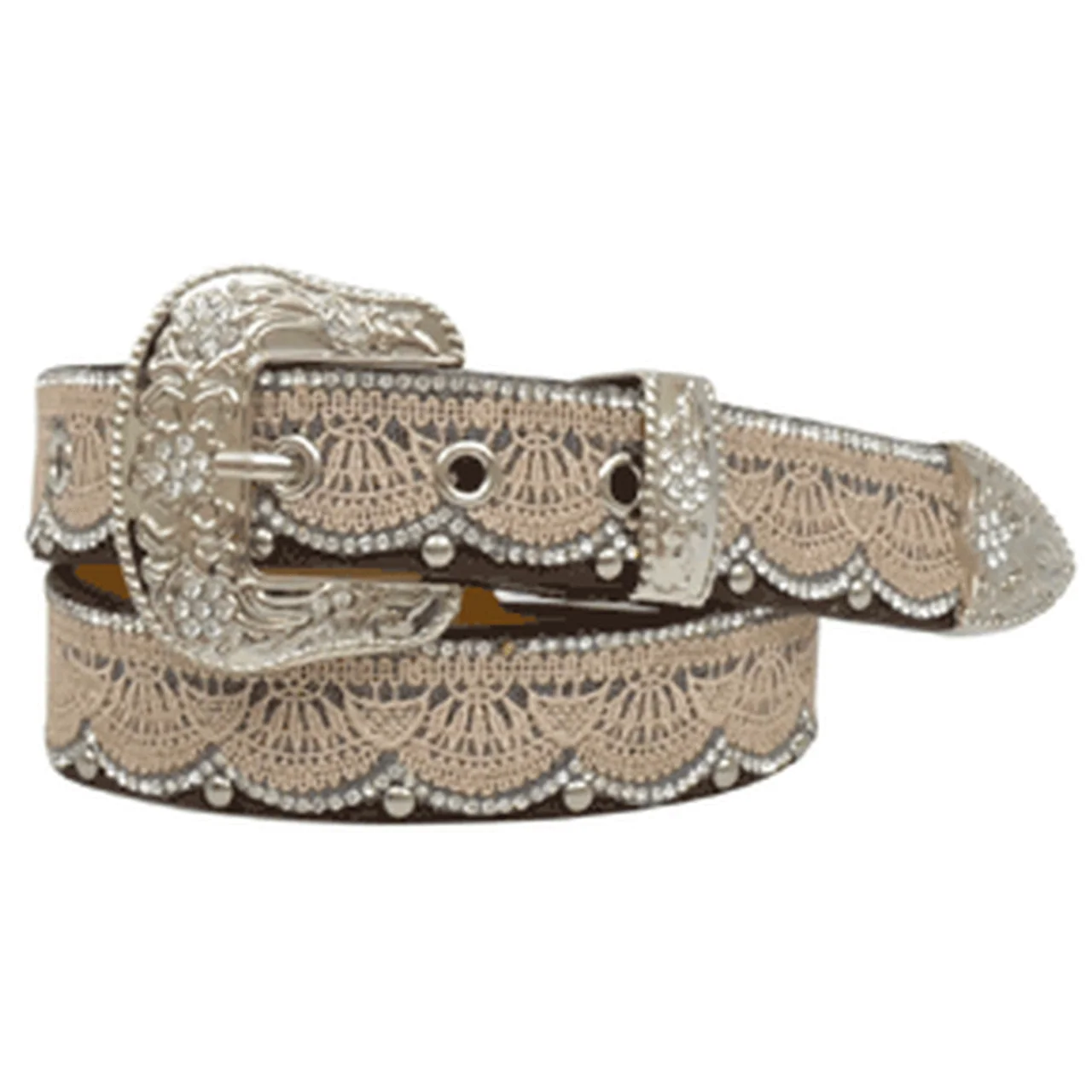 Girl's Angel Ranch Leather Belt By Angel Ranch DA3652