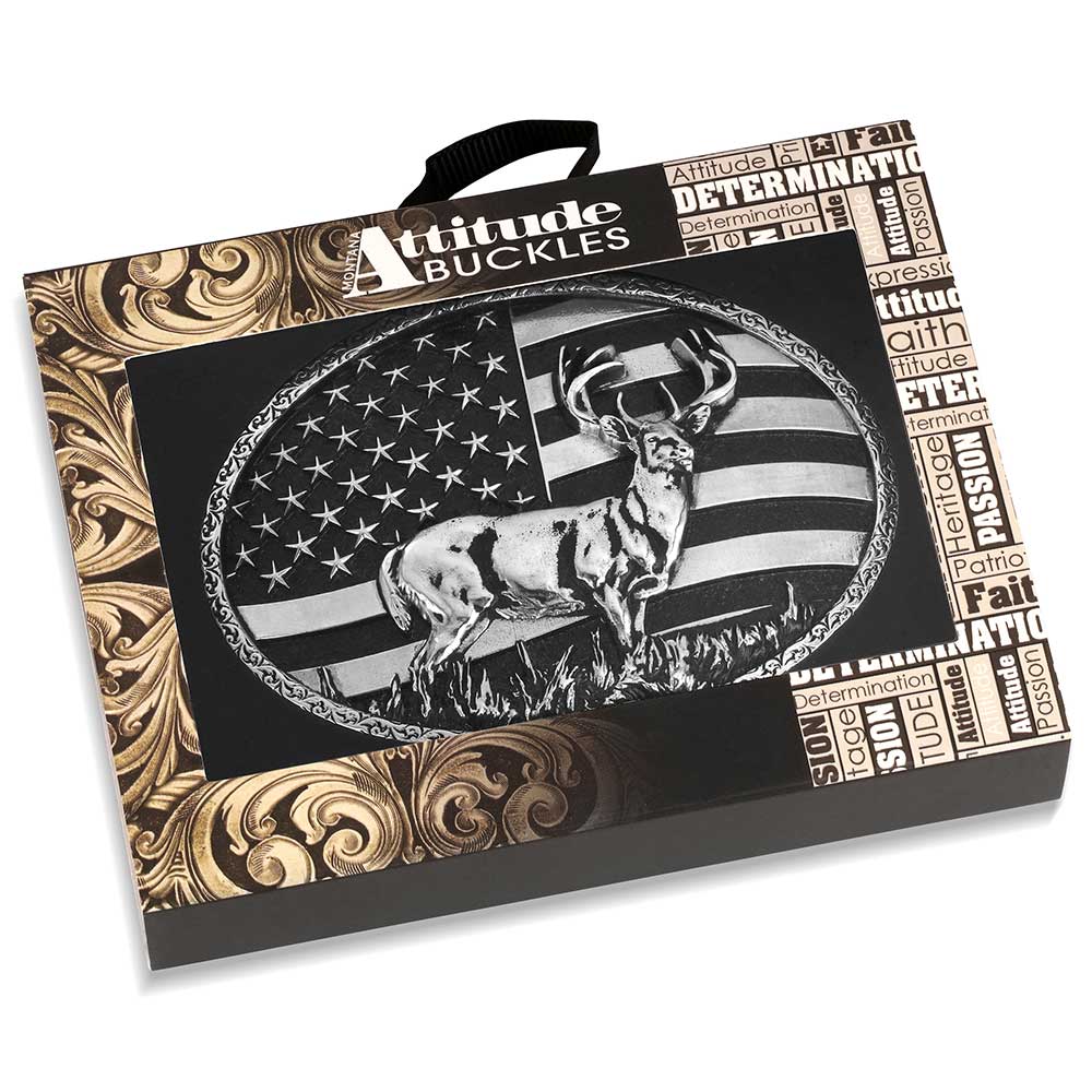 Hunters Stars & Stripes Buckle A1087S - Image 3