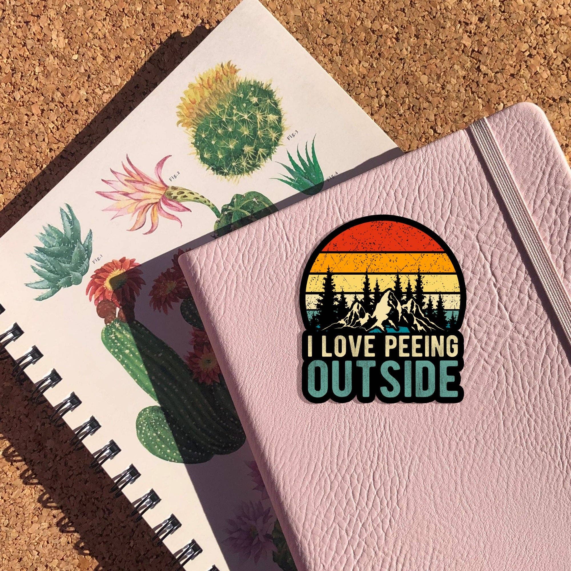 I Love Peeing Outside Sticker - Image 2