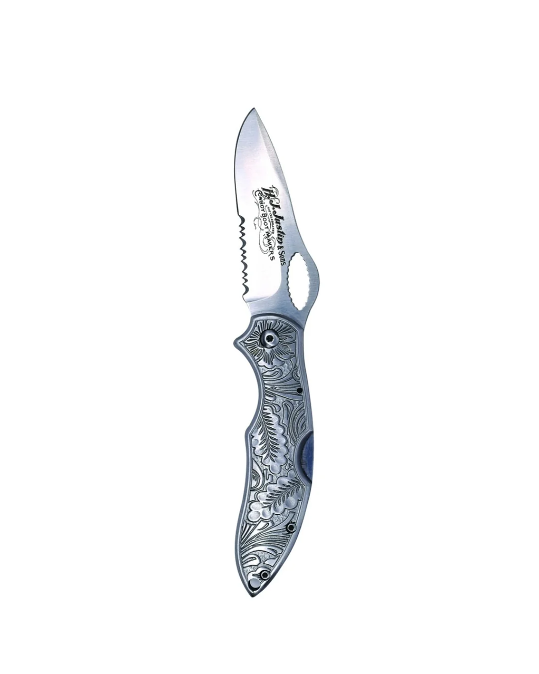 Justin Roping Knife Engraved Stainless Steel - 2427400192