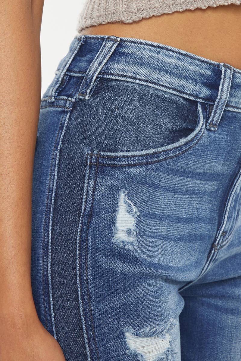 Clemont High Rise Flare Jeans - KC9326D - Image 12