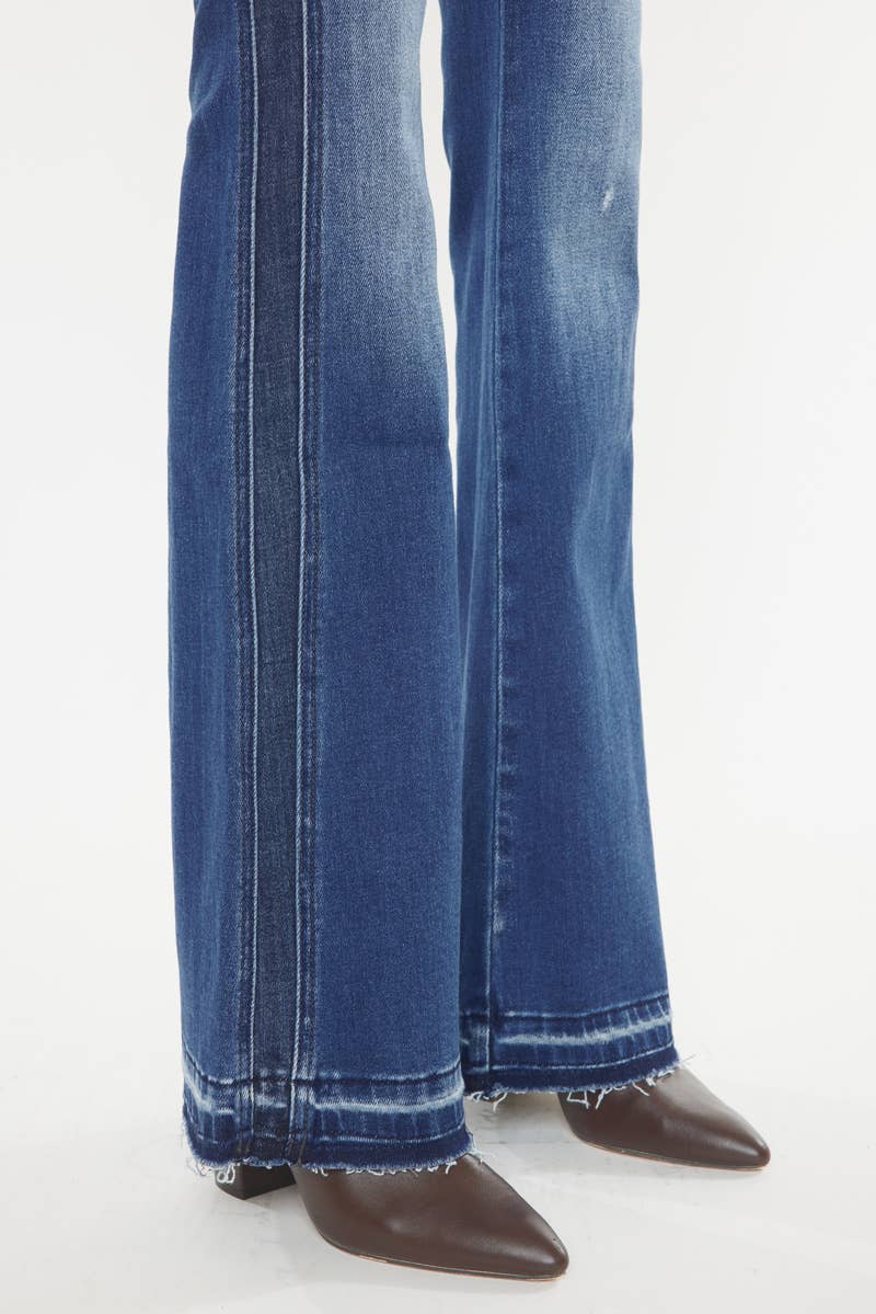 Clemont High Rise Flare Jeans - KC9326D - Image 14