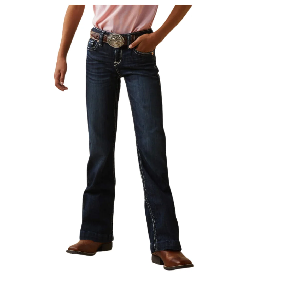 Kid's Ariat R.E.A.L. Ryki Wide Leg Jean 10043205 - Image 3
