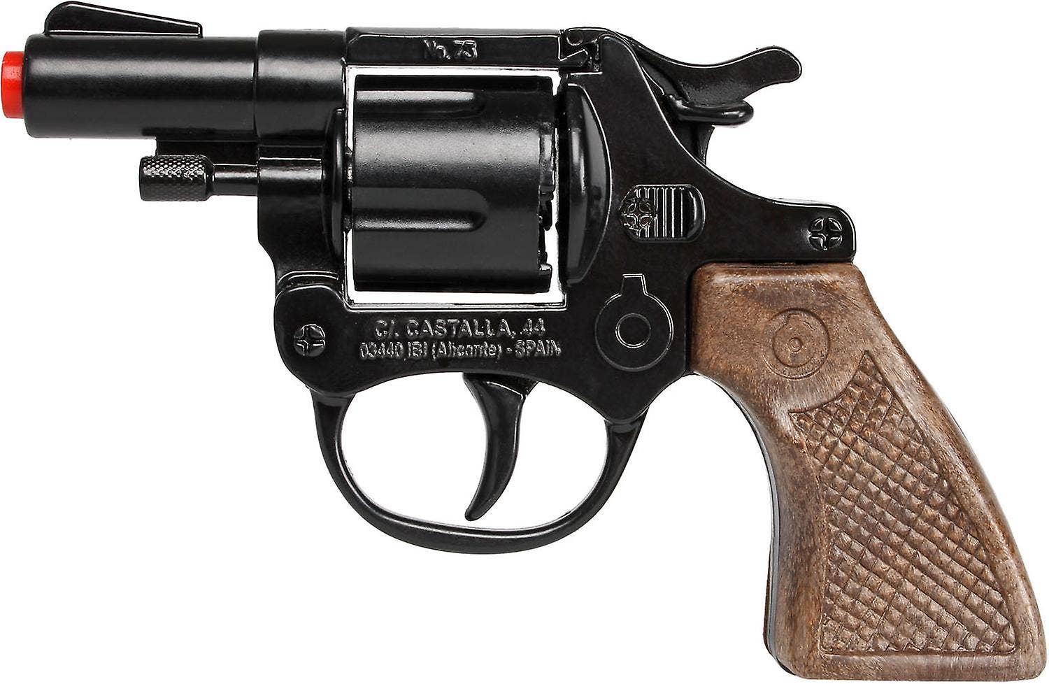Kids Police Detective 8-Shot Toy Cap Gun - Black - Image 2