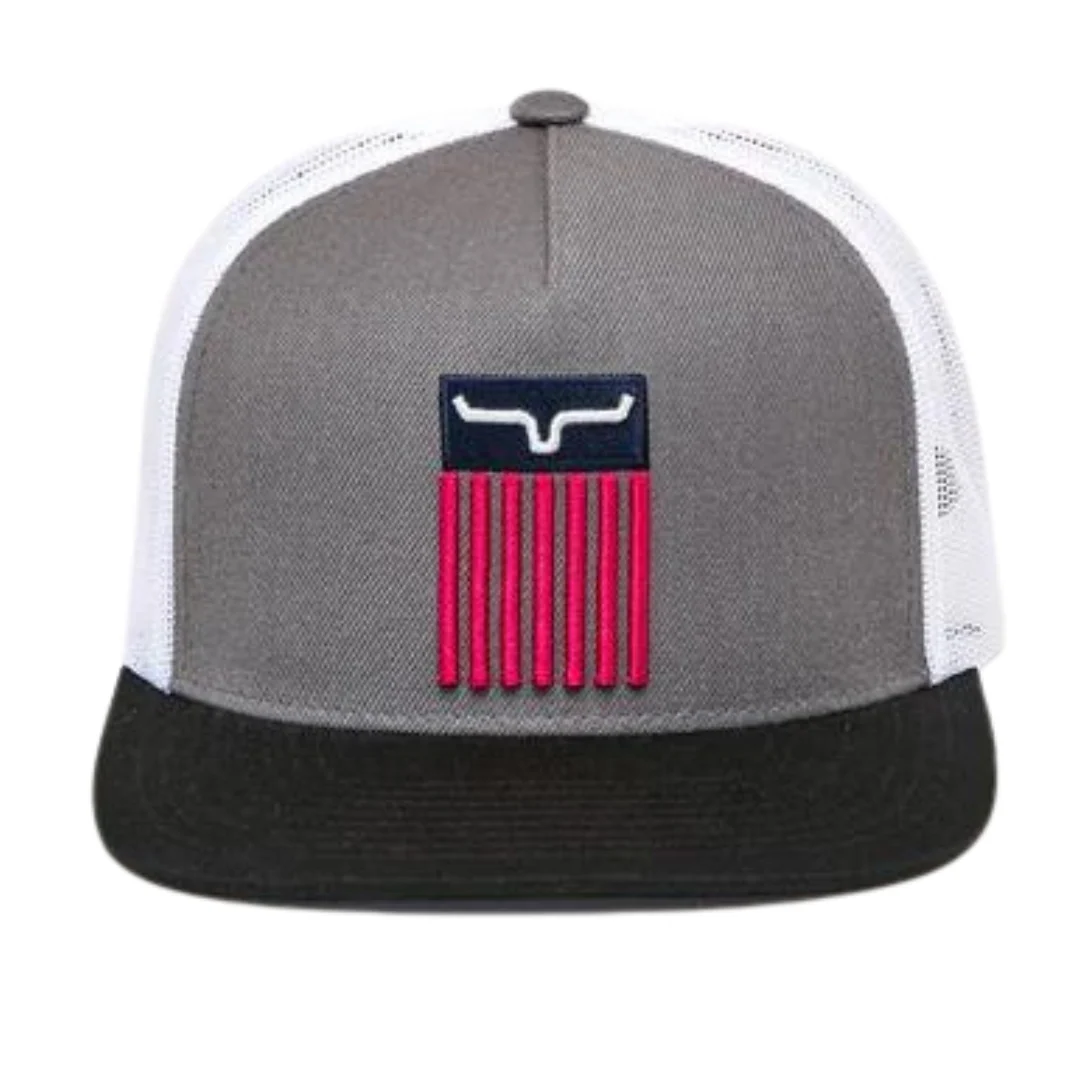 Kimes Ranch Cody Trucker Cap in Charcoal S22-0303 - Image 2