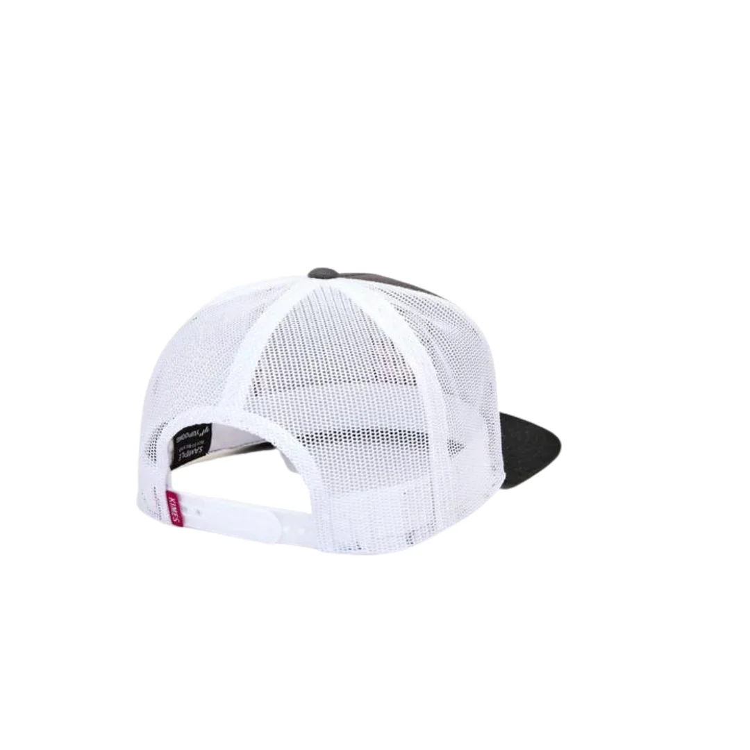 Kimes Ranch Cody Trucker Cap in Charcoal S22-0303 - Image 3