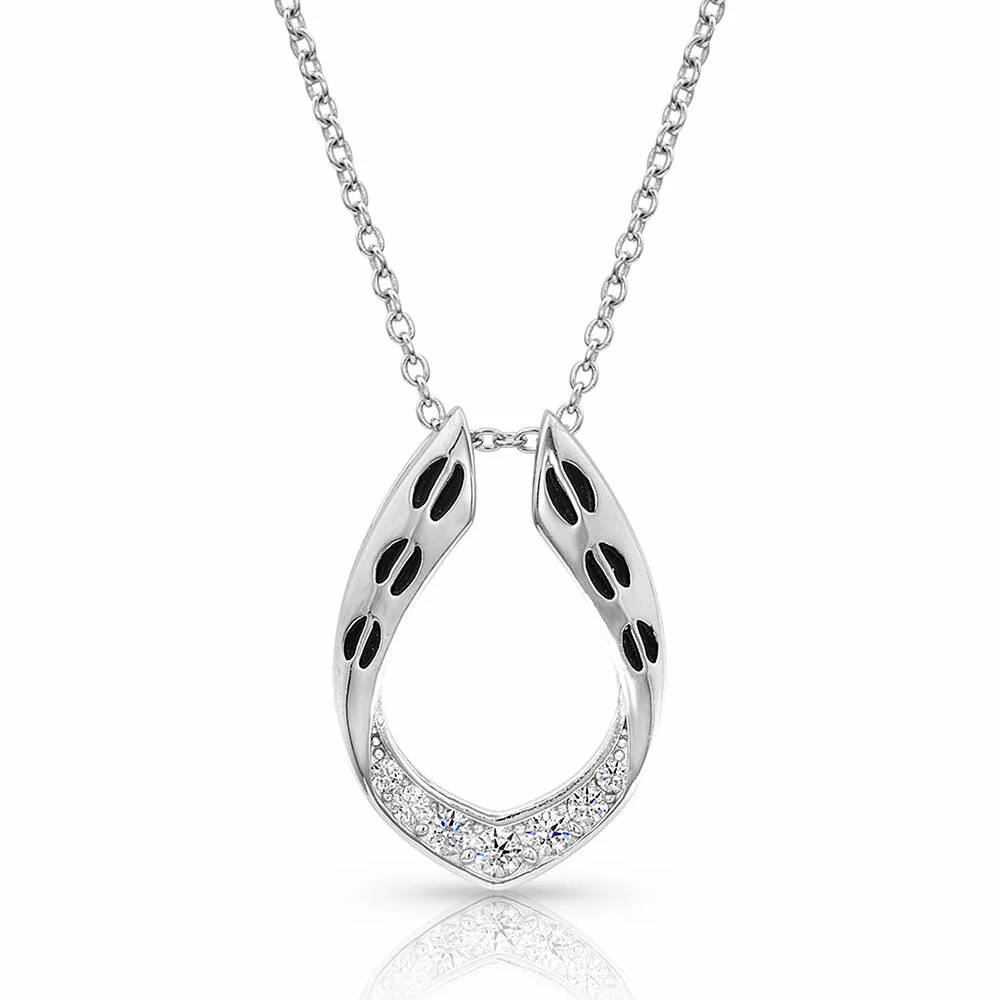Kristy Titus Turning Paths Print Necklace By Montana Silversmiths KTNC4411