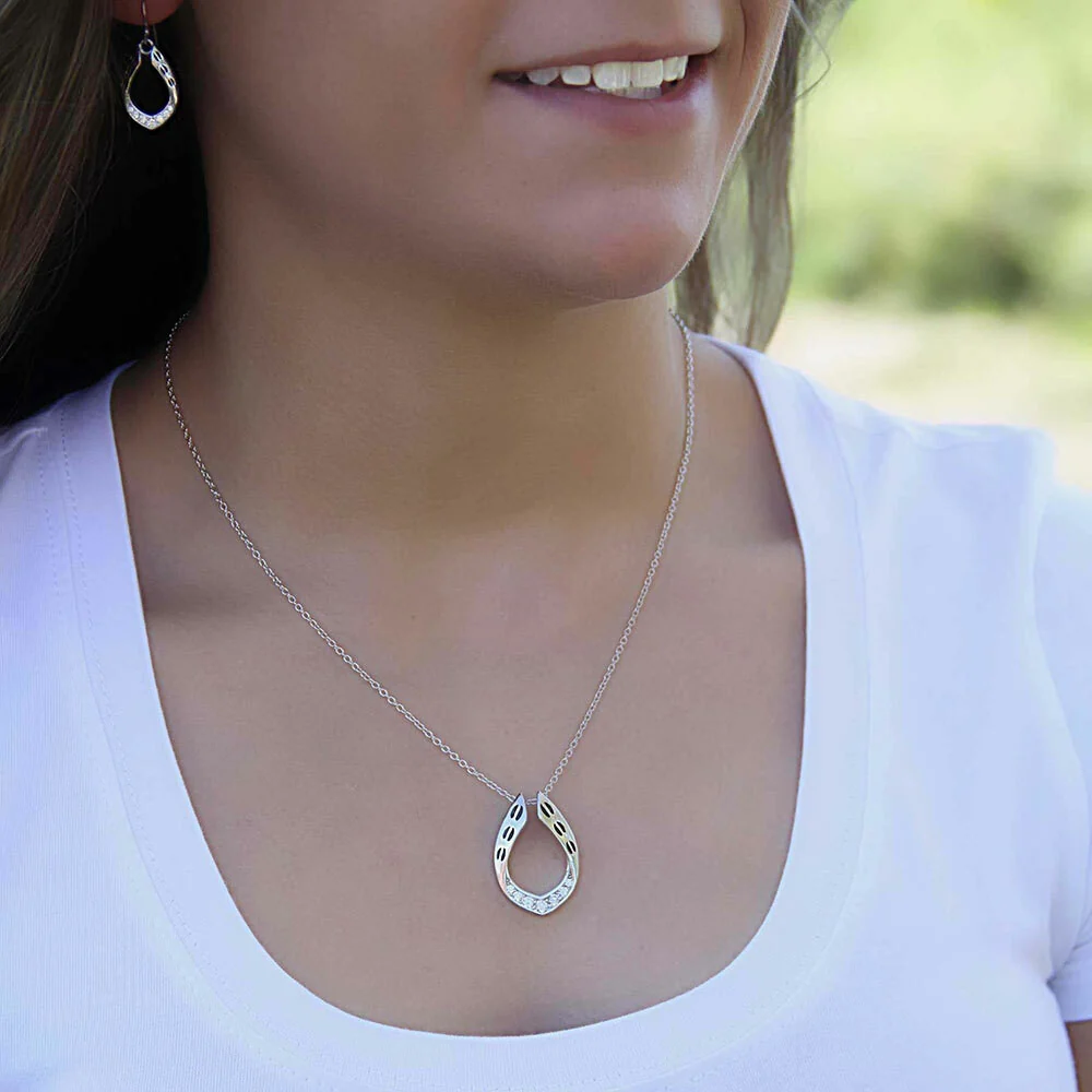 Kristy Titus Turning Paths Print Necklace By Montana Silversmiths KTNC4411 - Image 2