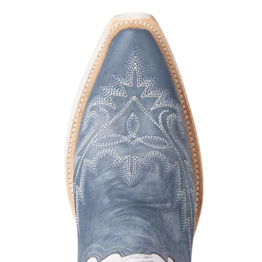 Lexington Boot - Washed Denim/Matte White - Image 6