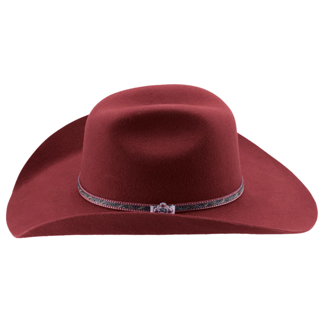 Life With You Felt 4x Hat- Carmine 0870CR - Image 2