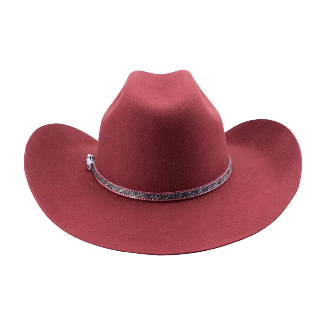 Life With You Felt 4x Hat- Carmine 0870CR - Image 3