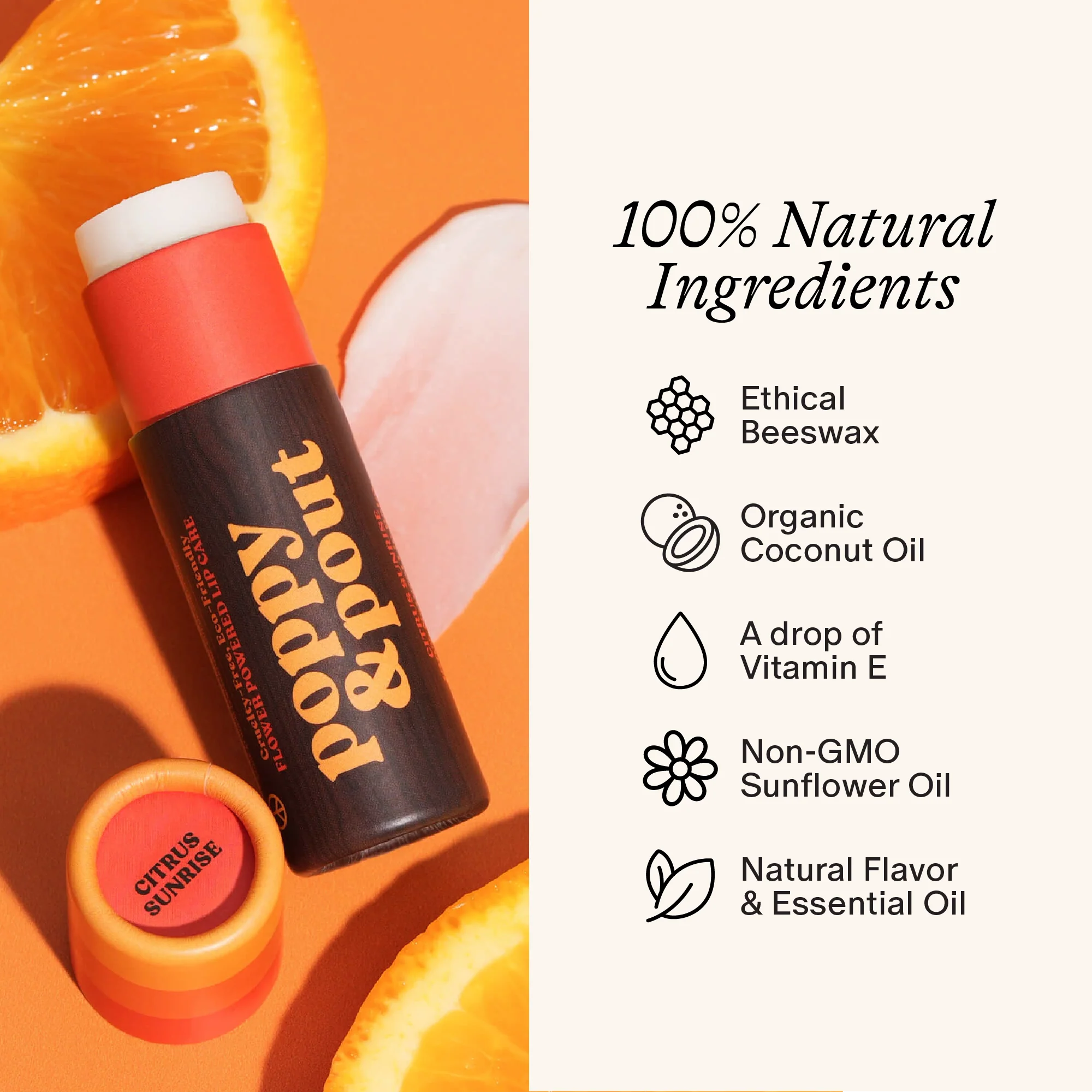 Lip Balm, Retro Surf, Citrus Sunrise - Image 3