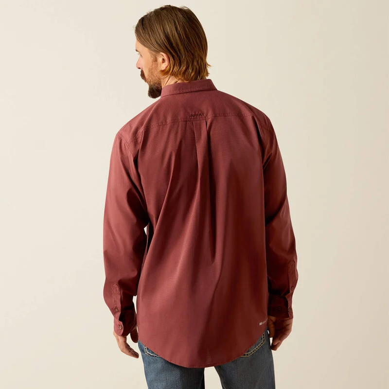 360 Airflow Classic Fit Shirt In Red Mahogany 10054884 - Image 2