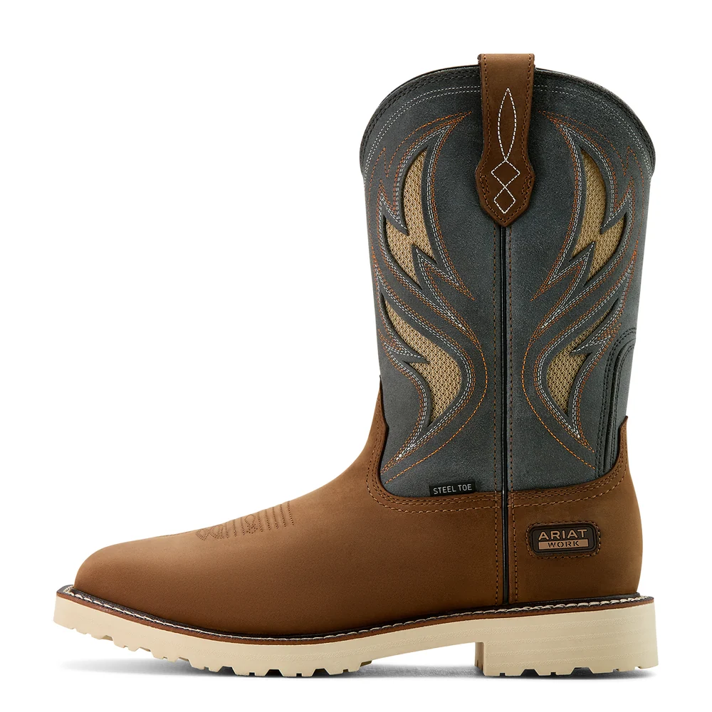 Men's Activator VentTEK Steel Toe Alamo Brown/Stone Grey Work Boot 10061284 - Image 3