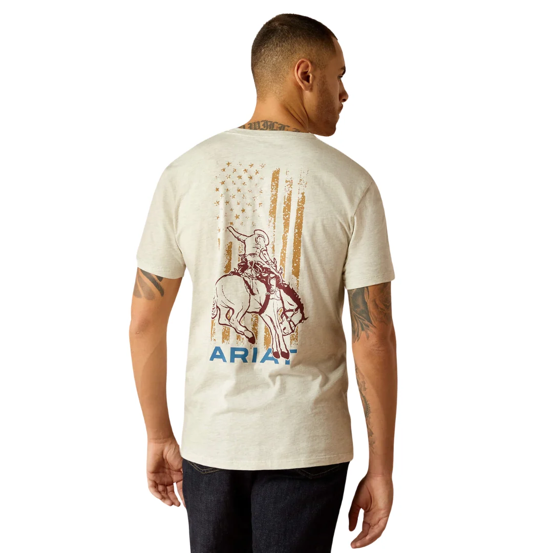 Men's Ariat Rodeo Proud T-Shirt By Ariat 10052507 - Image 6